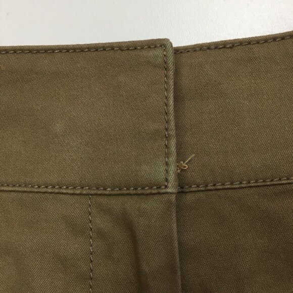 ST JOHN Sport  Khaki/Brown Logo Hardware Chinos Jeans Pant - Picture 12 of 16